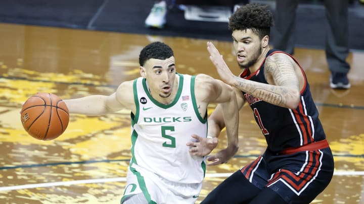 Bracketology Oregon Ducks Chris Duarte Utah Utes Timmy Allen Soobum Im-USA TODAY Sports