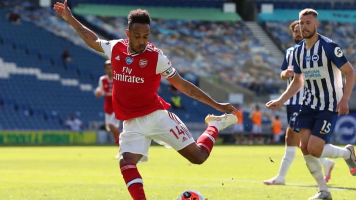 Pierre-Emerick Aubameyang, Arsenal. (Photo by GARETH FULLER/POOL/AFP via Getty Images)