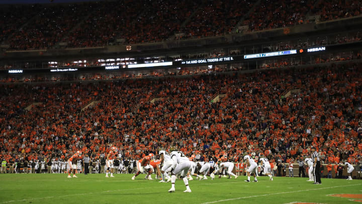 CLEMSON, SOUTH CAROLINA – NOVEMBER 16: A general view of the game between the Wake Forest Demon Deacons and Clemson Tigers during their game at Memorial Stadium on November 16, 2019 in Clemson, South Carolina. (Photo by Streeter Lecka/Getty Images)