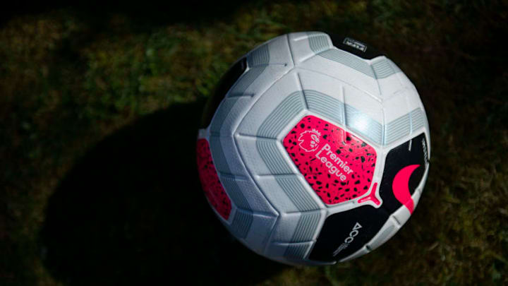 MANCHESTER, ENGLAND - MARCH 27: The official Nike Premier League match ball on March 27, 2020 in Manchester, England (Photo by Visionhaus)
