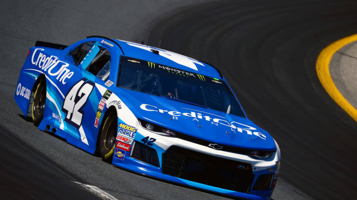 LOUDON, NH – JULY 20: Kyle Larson, driver of the #42 Credit One Bank Chevrolet (Photo by Robert Laberge/Getty Images)