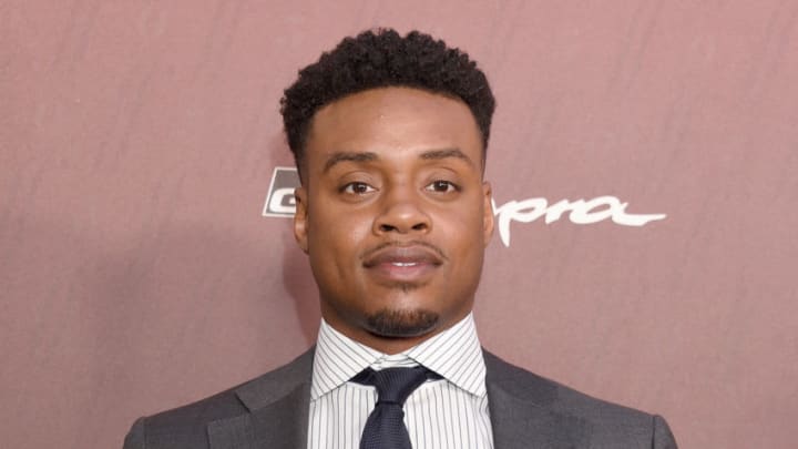 LOS ANGELES, CA - JULY 18: Errol Spence Jr. arrives at the Sports Illustrated Fashionable 50 at The Sunset Room on July 18, 2019 in Los Angeles, California. (Photo by Gregg DeGuire/FilmMagic)