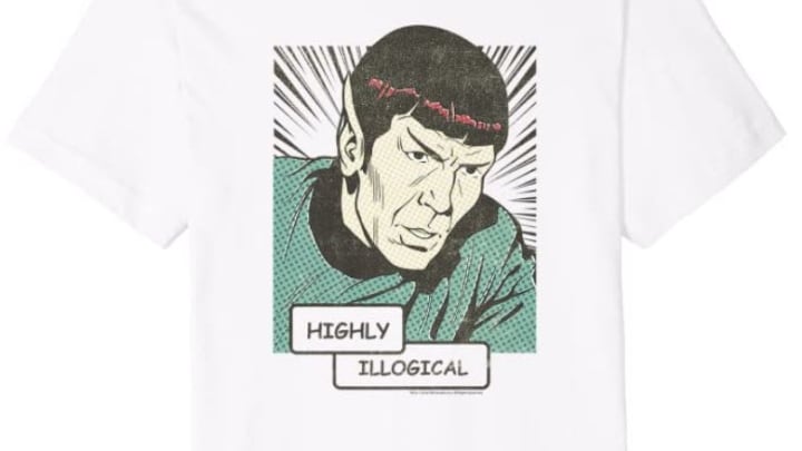 Discover Star Trek's Spock retro style shirt on Amazon.