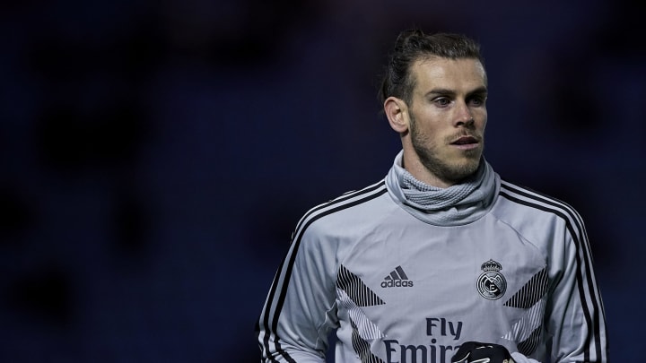 VIGO, SPAIN – NOVEMBER 11: Gareth Bale of Real Madrid looks on prior to the La Liga match between RC Celta de Vigo and Real Madrid CF at Abanca Balaidos Stadium on November 11, 2018 in Vigo, Spain (Photo by Quality Sport Images/Getty Images)