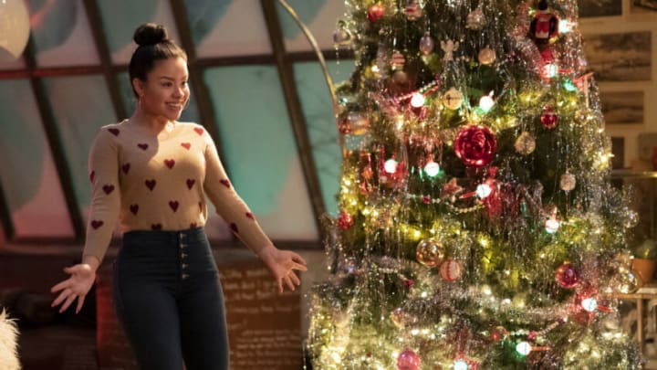 GOOD TROUBLE - "A Very Coterie Christmas" - The Fosters and the Hunters help out with the impromptu volunteer Christmas event. Stef agrees to be a part of Mariana's plan to avoid a major catastrophe, all w hile Gael and Jazmine deal with a painful family decision. Jamie is eager to ask Callie a very important question. This episode of "Good Trouble" airs December 16 (10:00 p.m. EST/PST) on Freeform. (Freeform/Christopher Willard)CIERRA RAMIREZ