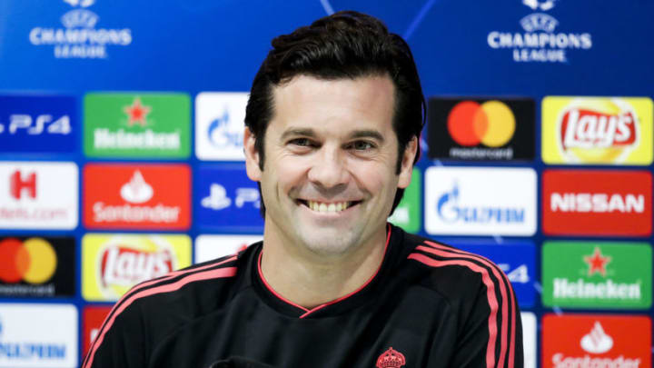 , SPAIN - MARCH 4: coach Santiago Solari of Real Madrid during the Training Real Madrid on March 4, 2019 (Photo by David S. Bustamante/Soccrates/Getty Images)