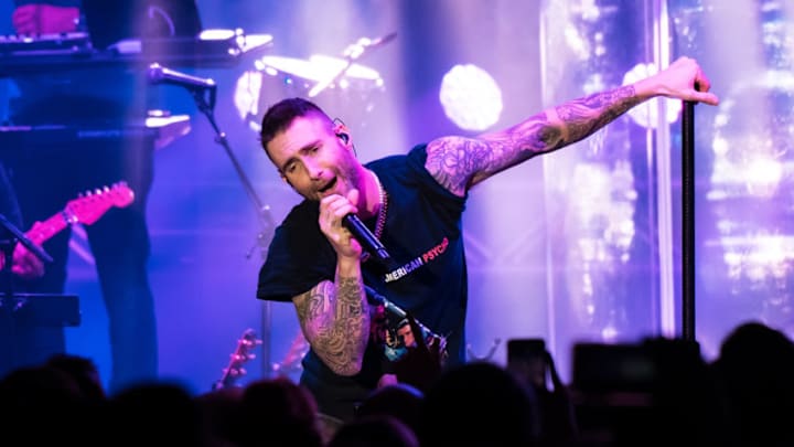 PHILADELPHIA, PA - NOVEMBER 10: Singer-songwriter Adam Levine of Maroon 5 performs during Philly Fights Cancer: Round 4 at The Philadelphia Navy Yard on November 10, 2018 in Philadelphia, Pennsylvania. (Photo by Gilbert Carrasquillo/Getty Images)