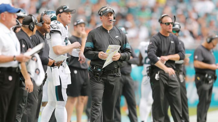Doug Pederson, Philadelphia Eagles (Photo by Michael Reaves/Getty Images)