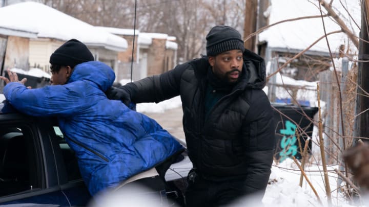 CHICAGO P.D. -- "Impossible Dream" Episode 809 -- Pictured: (l-r) LaRoyce Hawkins as Kevin Atwater -- (Photo by: Sandy Morris/NBC)