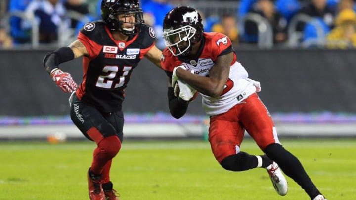 TORONTO, ON - NOVEMBER 27: DaVaris Daniels