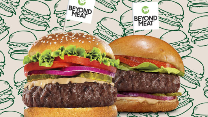 New Beyond Burgers, photo provided by Beyond Meat