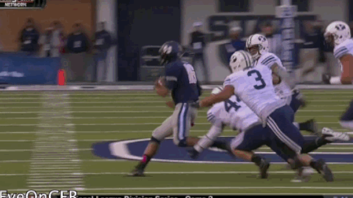 Here’s a GIF of the injury from CBS Sports: