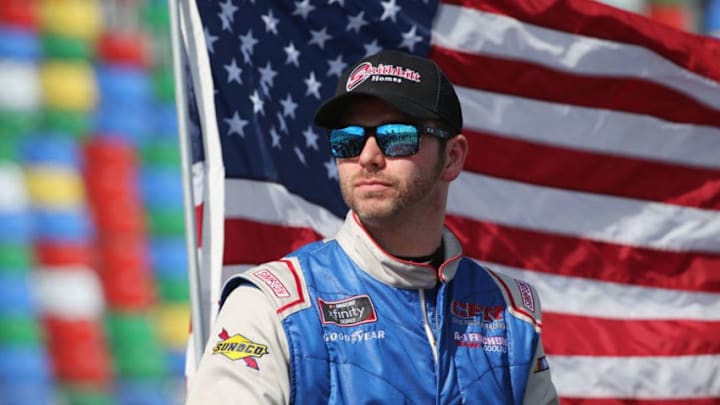 DAYTONA BEACH, FL - FEBRUARY 17: Chad Finchum, driver of the #40 Smithbilt Homes/BuddyGreggRVs Toyota (Photo by Jerry Markland/Getty Images)