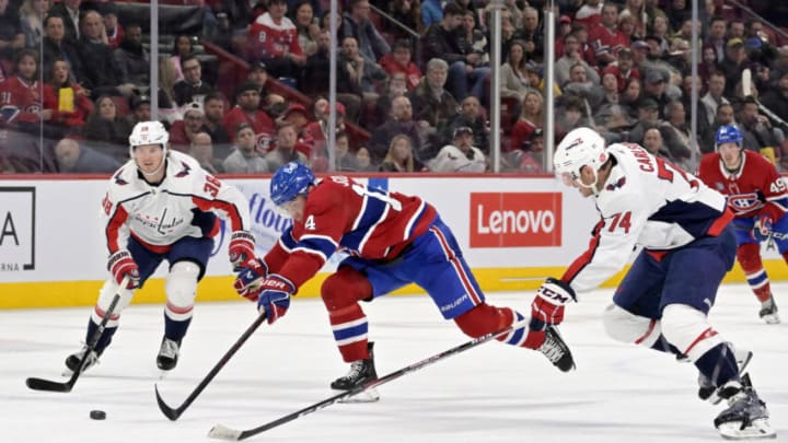 Anthony Mantha, John Carlson, Washington Capitals Mandatory Credit: Eric Bolte-USA TODAY Sports