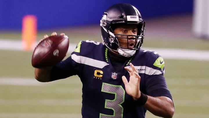 Russell Wilson Seattle Seahawks (Photo by Abbie Parr/Getty Images)