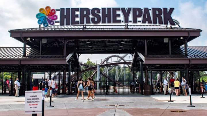 Hersheypark is one of first amusement parks in Pennsylvania to open and people couldn't wait to enjoy the attractions, July 9, 2020.Ydr Cc 7 9 20 Hersheypark
