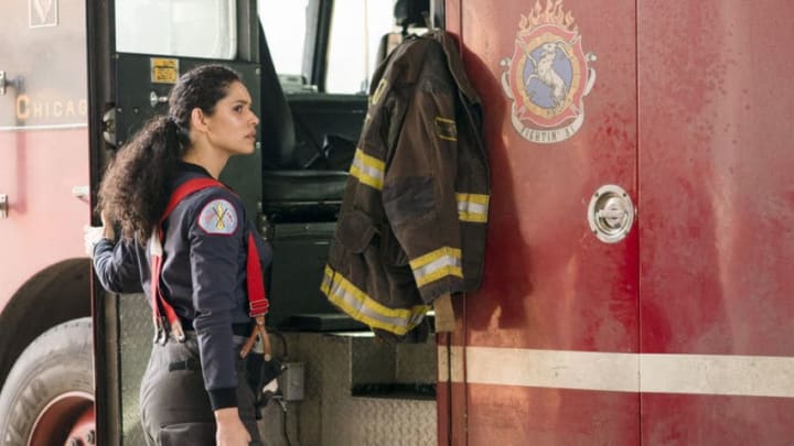 CHICAGO FIRE -- "The White Whale" Episode 721 -- Pictured: Miranda Rae Mayo as Stella Kidd -- (Photo by: Elizabeth Morris)