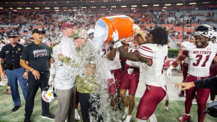 New Mexico State is spending their Auburn football game check toward keeping Aggies head coach Jerry Kill from leaving the program Mandatory Credit: The Montgomery Advertiser