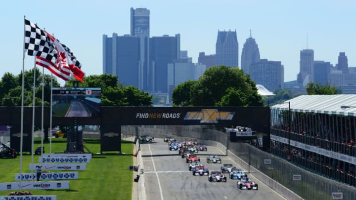 DETROIT, MI - JUNE 01: Takuma Sato of Japan, driver of the #14 A. J. Foyt Enterprises Dallara Honda (Photo by Robert Laberge/Getty Images)