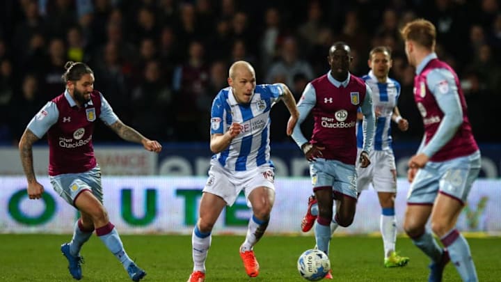 HUDDERSFIELD, ENGLAND - MARCH 07: Aaron Mooy of Huddersfield Town during the Sky Bet Championship match between Huddersfield Town and Aston Villa at John Smith's Stadium on March 7, 2017 in Huddersfield, England. (Photo by Robbie Jay Barratt - AMA/Getty Images)