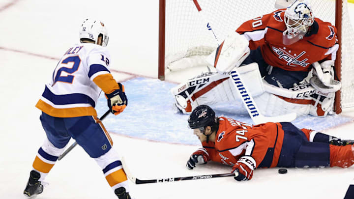 Josh Bailey #12 of the New York Islanders (Photo by Elsa/Getty Images)