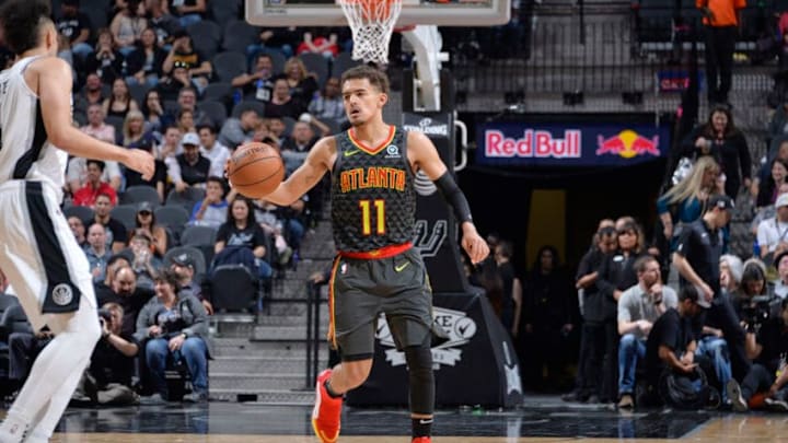 Trae Young #11 of the Atlanta Hawks (Photos by Mark Sobhani/NBAE via Getty Images)