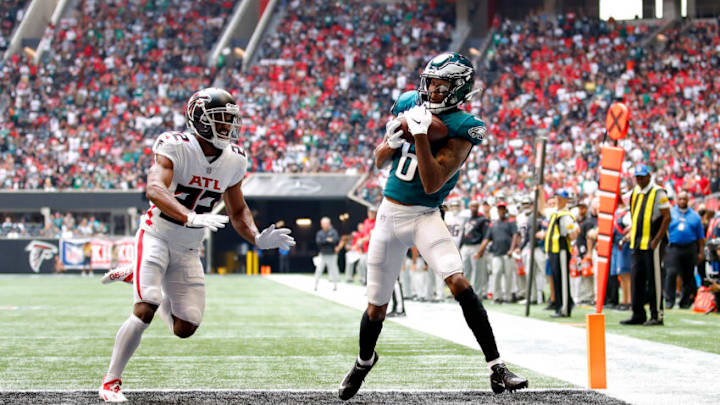 DeVonta Smith, Philadelphia Eagles. (Photo by Todd Kirkland/Getty Images)