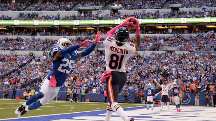 INDIANAPOLIS, IN - OCTOBER 09: Cameron Meredith