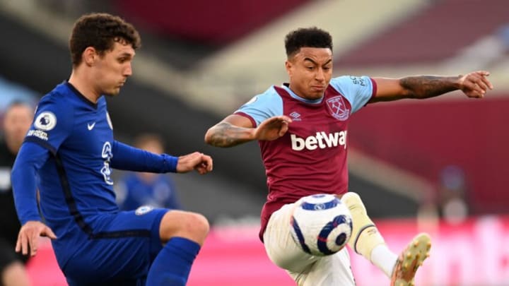 West Ham United's Jesse Lingard (Photo by ANDY RAIN/POOL/AFP via Getty Images)