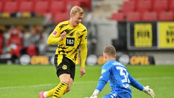 Julian Brandt came off the bench and scored last weekend. (Photo by Sascha Steinbach – Pool/Getty Images)