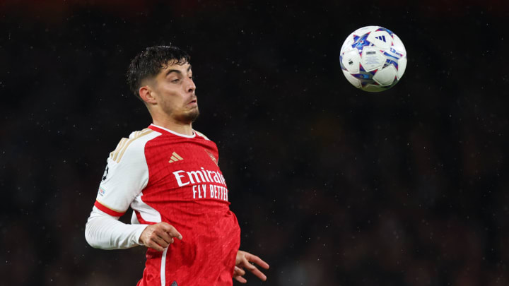 Havertz looked more comfortable on Wednesday. (Photo by Marc Atkins/Getty Images)