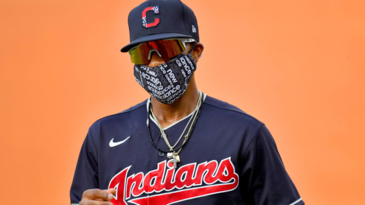 Francisco Lindor of the Cleveland Indians. (Photo by Jason Miller/Getty Images)