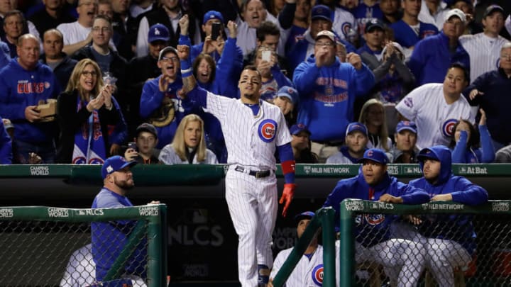 CHICAGO, IL - OCTOBER 18: Javier Baez