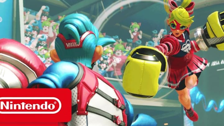 Official still from ARMS Nintendo Switch Presentation trailer; image courtesy of Nintendo.