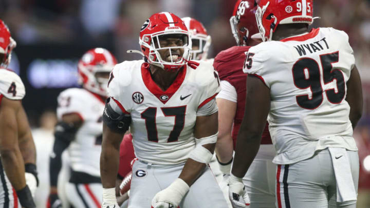 Georgia Bulldogs linebacker Nakobe Dean. (Brett Davis-USA TODAY Sports)