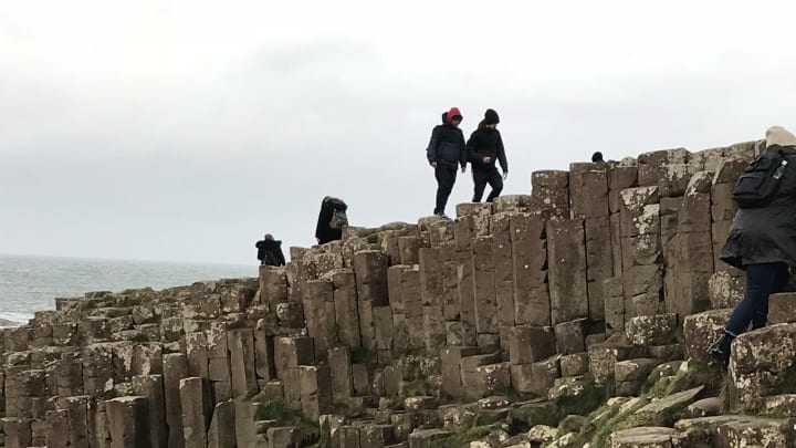 The stones of the Giant’s Causeway