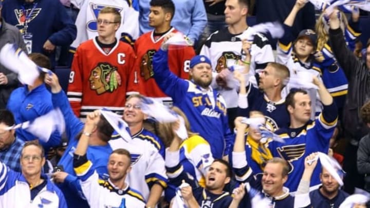 St. Louis Blues fans