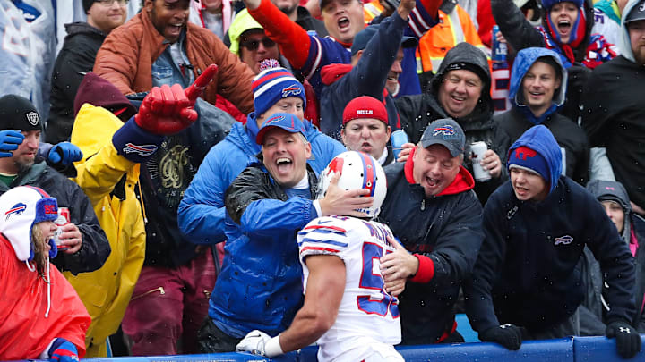 ORCHARD PARK, NY – OCTOBER 29: Matt Milano (Photo by Tom Szczerbowski/Getty Images)