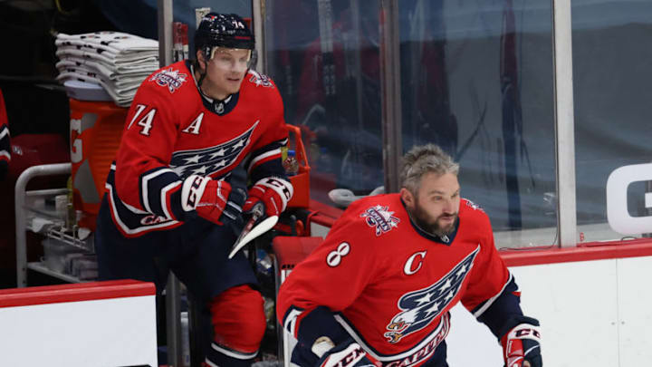 Alex Ovechkin, John Carlson, Washington Capitals Mandatory Credit: Geoff Burke-USA TODAY Sports