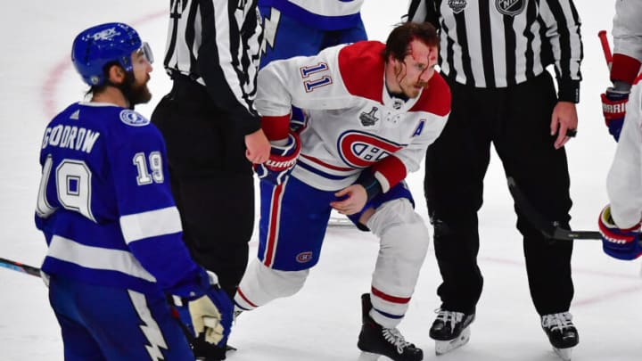 Brendan Gallagher #11 of the Montreal Canadiens. (Photo by Julio Aguilar/Getty Images)