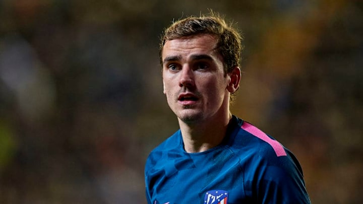 VILLARREAL, SPAIN – MARCH 18: Antoine Griezmann of Atletico de Madrid looks on during the La Liga match between Villarreal and Atletico Madrid at Estadio de La Ceramica on March 18, 2018 in Villarreal, Spain. (Photo by Quality Sport Images/Getty Images)