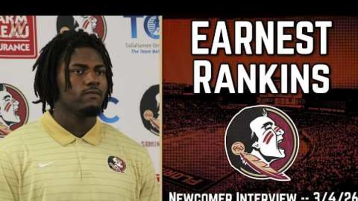 Earnest Rankins Newcomer Interview 3-4-26 | FSU Football | Florida State Football | Warchant TV