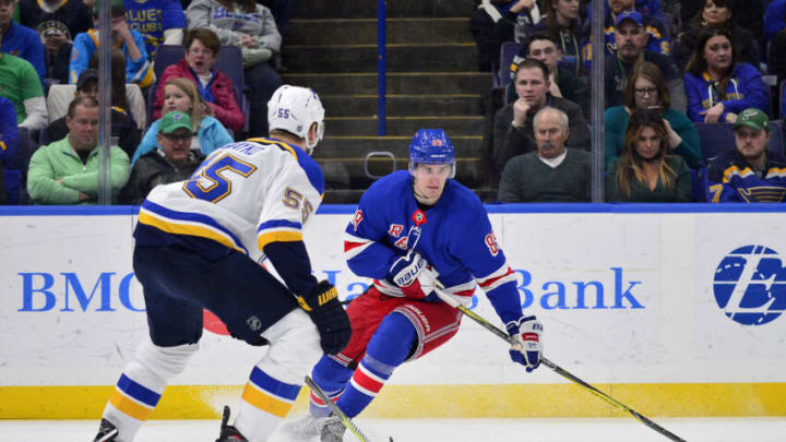 Pavel Buchnevich (89) St. Louis BluesMandatory Credit: Jeff Curry-USA TODAY Sports