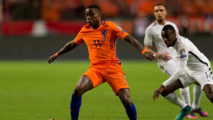 Amsterdam, Netherlands 10.10.2016, European Qualifiers, WM-Qualifikation Europa, Group A, Matchday 3, Niederlande – Frankreich, 0:1, Quincy Promes (NLD) (Photo by TF-Images/Getty Images)