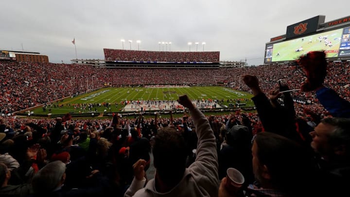 Auburn plays its SEC opener Saturday in Jordan-Hare Stadium against LSU on Saturday. (Photo by Kevin C. Cox/Getty Images)