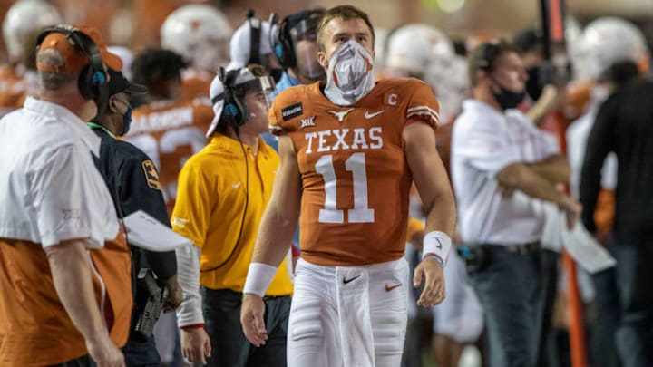 Sam Ehlinger, Texas Football Mandatory Credit: Ricardo B. Brazziell/American-Statesman via USA TODAY NETWORK