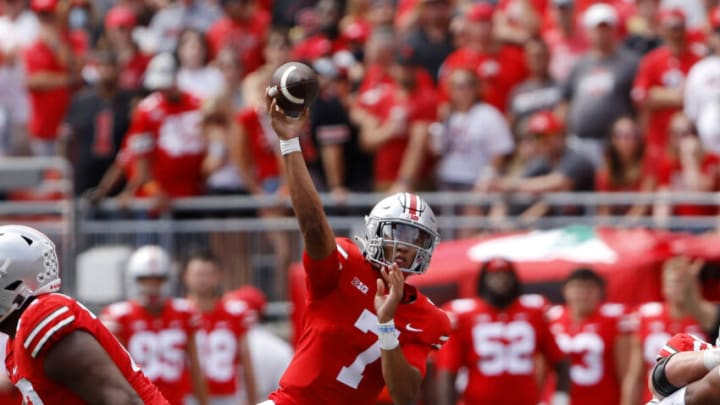 The Ohio State Football team needs Stroud to keep developing. Mandatory Credit: Joseph Maiorana-USA TODAY Sports