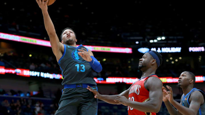 Jalen Brunson, Julius Randle (Photo by Sean Gardner/Getty Images)