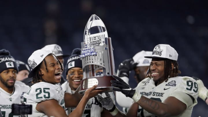 Darrell Stewart Jr and Raequan Williams, Michigan State football (Photo by Adam Hunger/Getty Images)