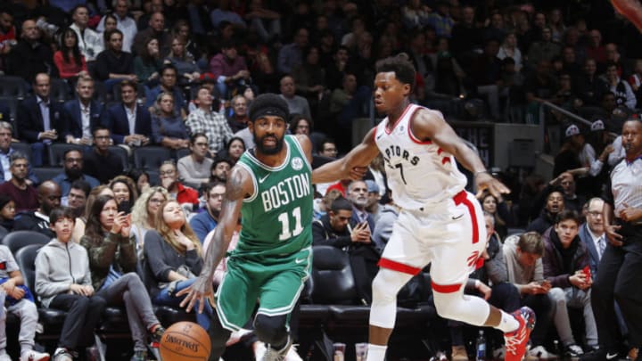 Toronto Raptors - Kyle Lowry and Boston Celtics - Kyrie Irving (Photo by Mark Blinch/NBAE via Getty Images)